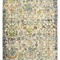 8’ x 10’ Beige Abstract Garden Area Rug