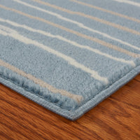 8’ x 10’ Blue Contemporary Waves Area Rug