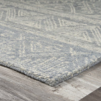 3’ x 5’ Gray Geometric Pattern Area Rug