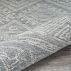 3’ x 5’ Gray Geometric Pattern Area Rug