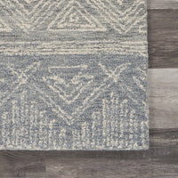 3’ x 5’ Gray Geometric Pattern Area Rug