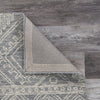 3’ x 5’ Gray Geometric Pattern Area Rug