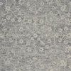 8’ Round Gray Floral Finesse Area Rug