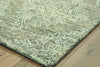 8’ x 10’ Khaki and White Damask Area Rug