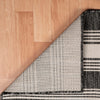 5’ x 7’ Gray Striped Indoor Outdoor Area Rug