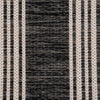 5’ x 7’ Gray Striped Indoor Outdoor Area Rug