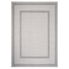 8’ x 10' Cream Double Border Indoor Outdoor Area Rug