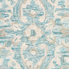 9’ x 12’ Turquoise and Cream Medallion Area Rug