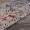 5’ x 8’ Beige Distressed Floral Area Rug