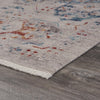 9’ x 12’ Beige Distressed Floral Area Rug