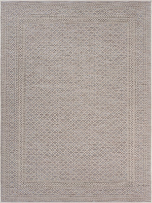 8’ x 10’ Gray Classic Indoor Outdoor Area Rug