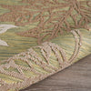 5’ x 7’ Tan Maple Leaf Indoor Outdoor Area Rug