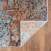 5’ x 8’ Rustic Brown Abstract Area Rug