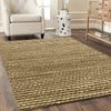 5’ x 7’ Tan Toned Interwoven Area Rug