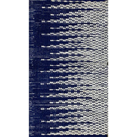 5’ x 7’ Blue and White Transition Area Rug