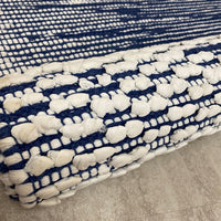 5’ x 7’ Blue and White Transition Area Rug