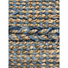 5’ x 7’ Blue and Tan Braided Stripe Area Rug