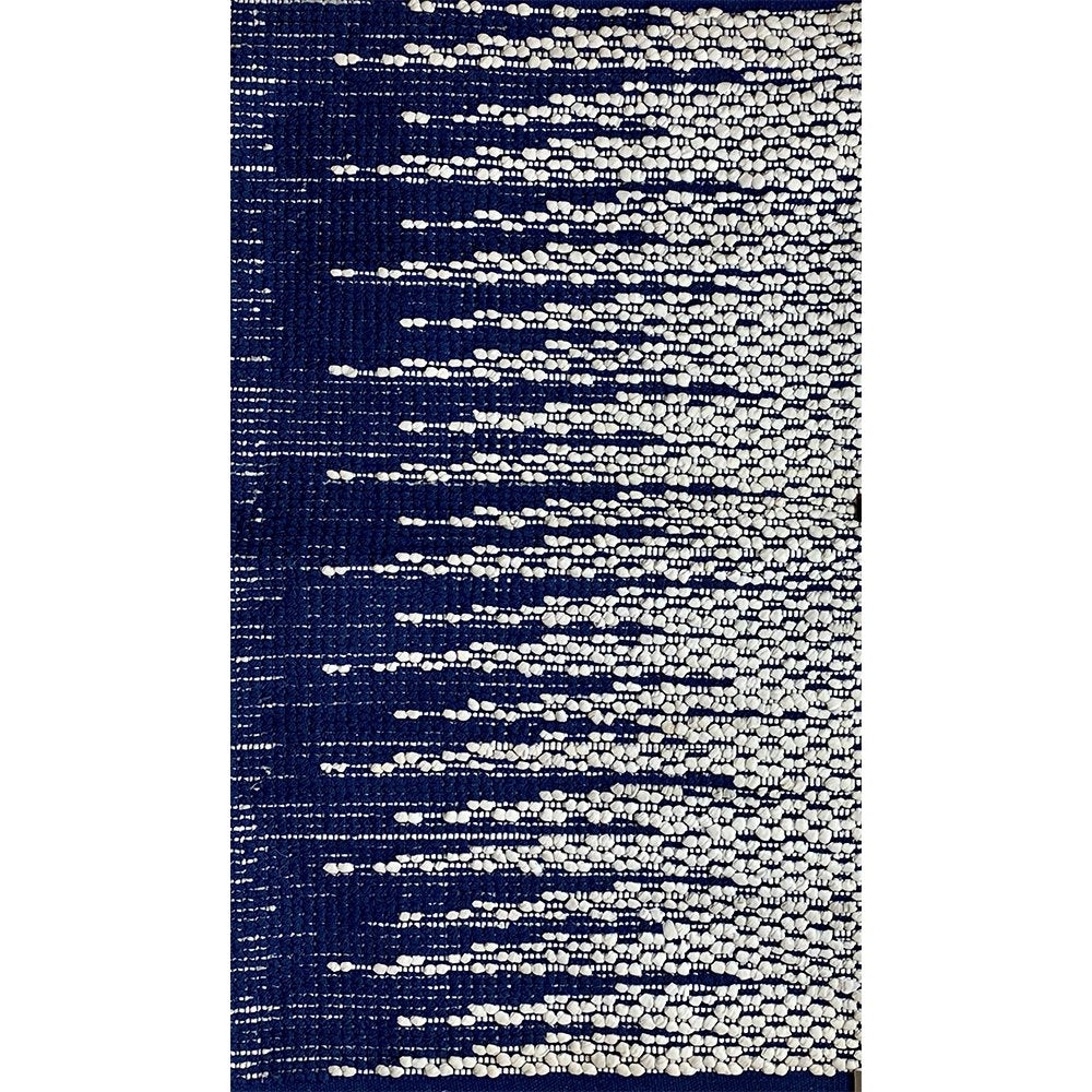 3’ x 4’ Blue and White Transition Area Rug