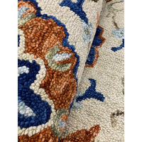 Cream Cottage Floral Suzani Area Rug