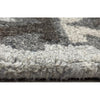 Gray and Ivory Southwestern Area Rug