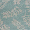 8’ x 10’ Teal and Ash Sprigs Indoor Outdoor Area Rug