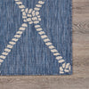 5’ x 7’ Navy Knot Indoor Outdoor Area Rug