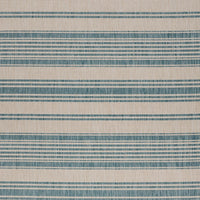 2’ x 3’ Teal Uneven Stripe Indoor Outdoor Scatter Rug