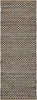 3’ x 5’ Gray Toned Chevron Patterned Runner Rug