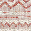 2’ x 3’ Red Zigzag Indoor Outdoor Scatter Rug