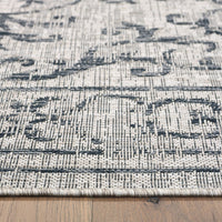 2’ x 3’ Grayscale Indoor Outdoor Scatter Rug