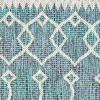 2’ x 3’ Blue Array Indoor Outdoor Scatter Rug