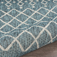 3’ x 5’ Blue Array Indoor Outdoor Area Rug