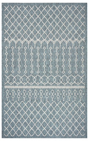 3’ x 5’ Blue Array Indoor Outdoor Area Rug