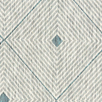 8’ x 10’ Blue Diamonds Indoor Outdoor Area Rug