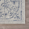 8’ x 10’ Blue Ornate Indoor Outdoor Area Rug