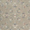 7’ x 9' Sage and Cream Filigree Area Rug