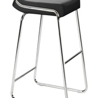 Wedge Barstool (Set of 2) Black