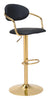 Gusto Bar Chair Black &amp; Gold