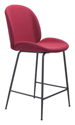 Miles Counter Chair Red