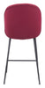 Miles Counter Chair Red