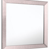 Grey Square Glass Mirror