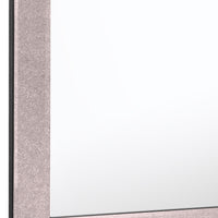 Grey Square Glass Mirror