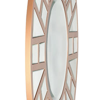 Gold Geometric Mirror