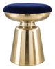 Juniper Side Stool Blue &amp; Gold