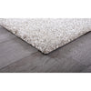 2’ x 8’ White Contemporary Runner Rug