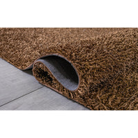 2’ x 8’ Brown Contemporary Runner Rug