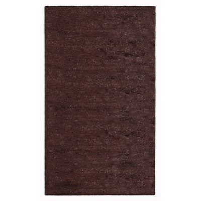 5’ x 7’ Dark Brown Modern Shimmery Area Rug