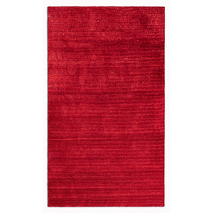 8’ x 10’ Red Modern Shimmery Area Rug