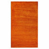 2’ x 8’ Orange Modern Shimmery Runner Rug