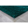 5’ x 7’ Teal Modern Shimmery Area Rug